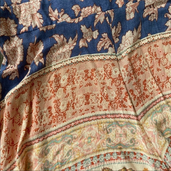 Xhiliration | Purple and Peach Boho Romper - Picture 2 of 4